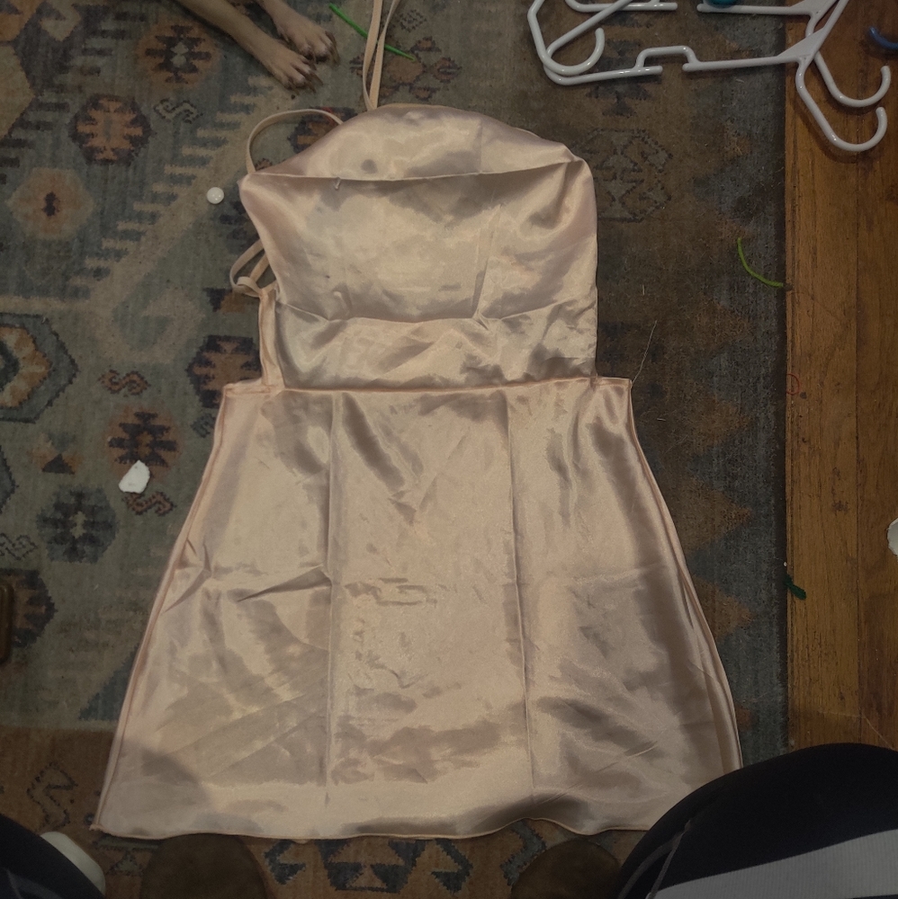Tiny Pink Silk Dress